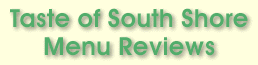 Taste of South Shore Menu Review